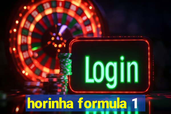 horinha formula 1